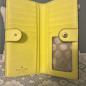 Kate Spade Madison Large Slim Wallet - Lime Slushy